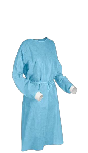 AM Packaging Non Woven Isolation Gown Malaysia single-use protective gown for clinics
